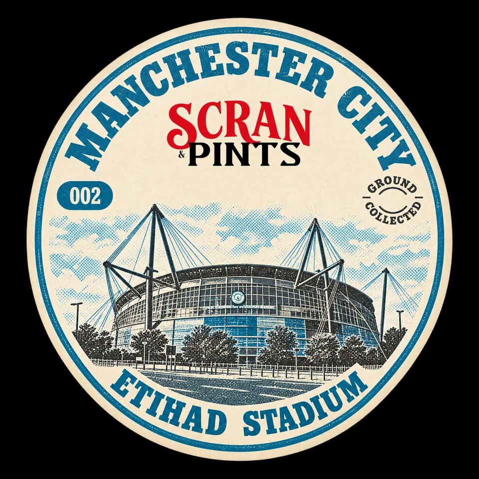 Manchester City collectible stamp